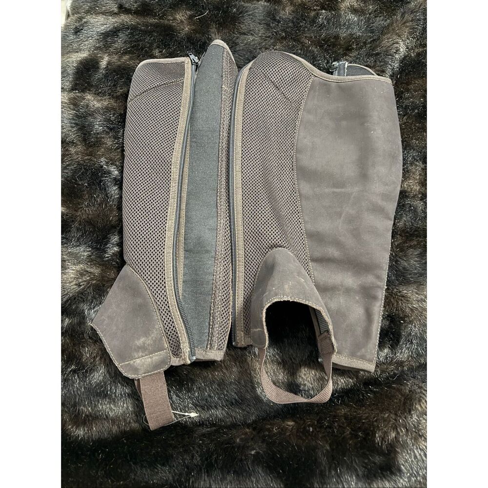 Fouganza equestrian 300 suede 36cm  Half Chap -